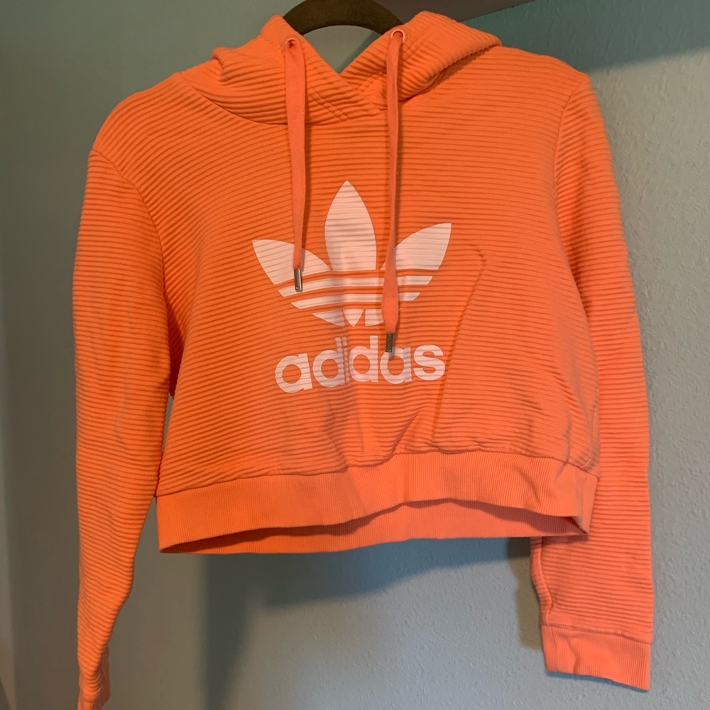 Addis Cropped Long Sleeve Hoodie Size: M